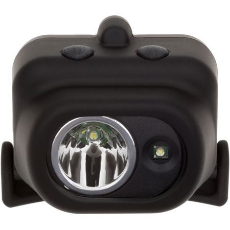 Nightstick NSP-4608BC Multi-Position Tilt Dual-Light Multi-Function LED Headlamp with Hard Hat Clip and Mount, White Spotlight & Floodlight, 180 Lumens, IP-X7 Waterproof, Black