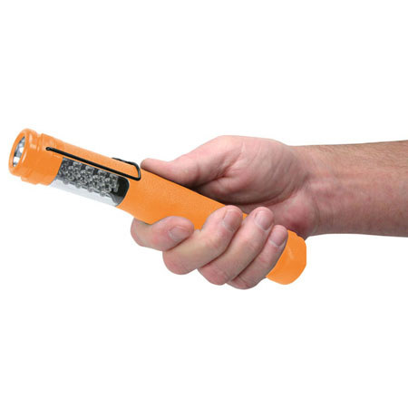 Bayco NIGHTSTICK Multi-Purpose LED Flashlight, 25/30/55 Lumens, Orange
