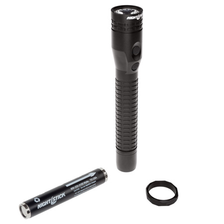 Nightstick NSR-9944XLLB Metal Rechargeable Dual-Light LED Flashlight,Black