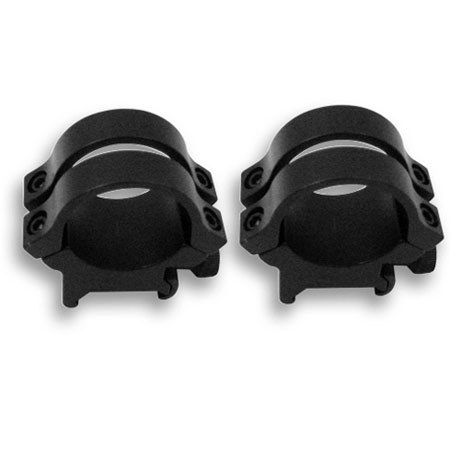 NcSTAR 1" Weaver Split Ring, Pair, Black