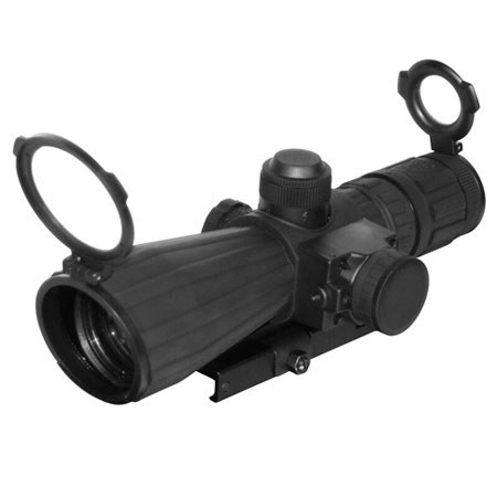 NcSTAR SRT 3-9x 42mm Rubber Armored Tactical Riflescope, Rangefinder Reticle