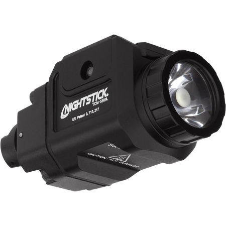 Nightstick TCM-550XLS Tactical Weapon-Mounted Light w/ Strobe, 550 Lumen, Black