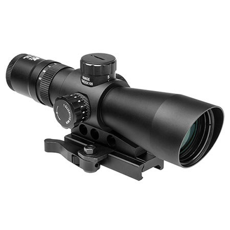 NcSTAR 3-9x42 Mark III Gen 2 Riflescope, Illum P4 Sniper Ret, Integrated Mount