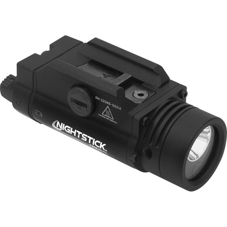 Nightstick TWM-30-GL Tactical Weapon-Mounted LED Light with Green Laser, Black