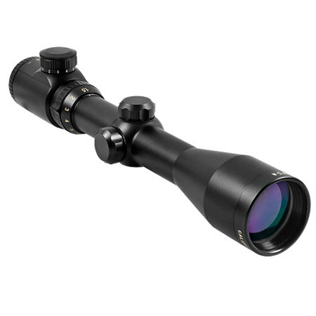 NcSTAR Euro 1.5-6x 42mm Riflescope, Red Dot Reticle