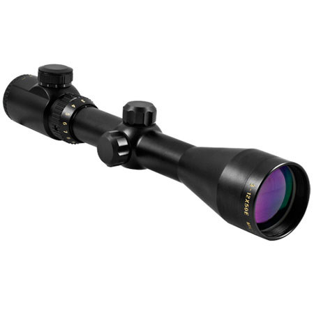 NcSTAR Euro 3-12x 50mm Riflescope, Small Cross Reticle