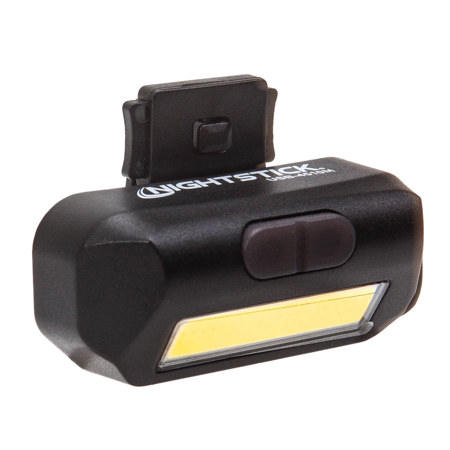Nightstick USB-4510M Multi-Flood USB-C Rechargeable LED Gear Light with Secure Clasp for MOLLE/Vest Straps, Black