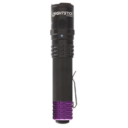 Nightstick UVR-588XL USB-C Rechargeable Dual-Light UV LED Flashlight, Black
