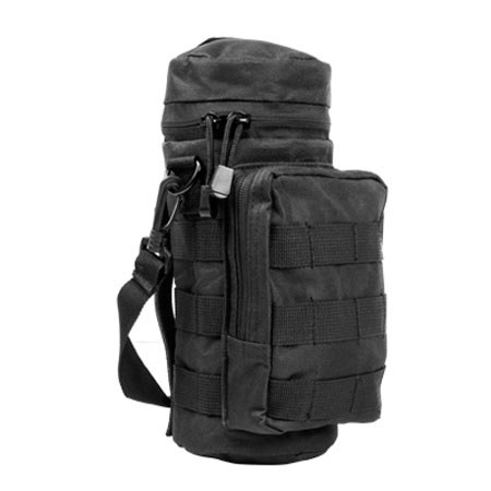 NcSTAR Vism NcSTAR Molle Water Bottle Carrier, Holds Up to 32oz Bottles, Black