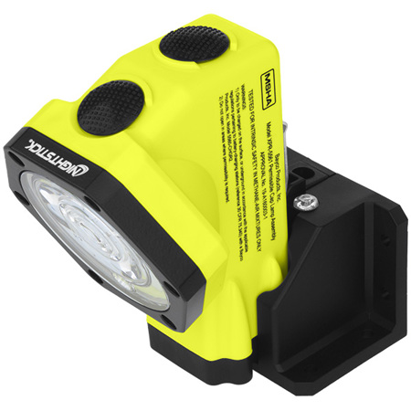 Nightstick Intrisically Safe Rechargeable Cap Lamp, Focused Beam, Green/Black