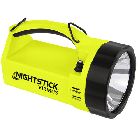 Nightstick Xpr-5580 Viribus Intrinsically Safe Rechargeable Dual-light Lantern, 210/100/30 Lumens, Dustproof/waterproof, Green/black