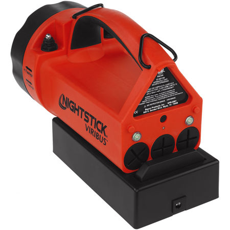 Nightstick XPR-5581 VIRIBUS Rechargeable Dual-Light Lantern, Red/Black