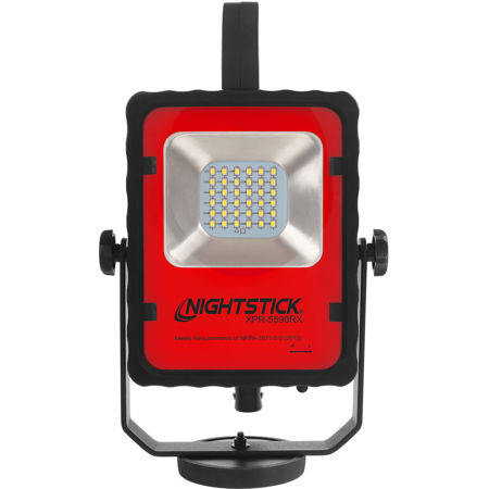 Nightstick XPR-5592 Rechargeable LED Area Light w/ 6' Tripod, Green/Black