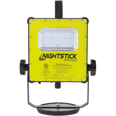 Nightstick XPR-5592 Rechargeable LED Area Light with Magnetic Base, Green