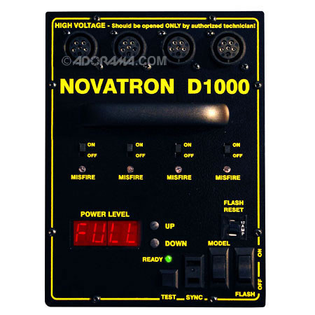 Novatron NSD10003W 3 Head Kit 1000ws Digital Power Pack