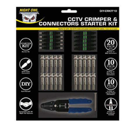 Night Owl DIY CCTV Crimper & Connectors Starter Kit