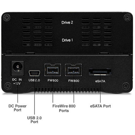 NewerTech Guardian MAXimus Mini 2.5" SATA RAID Storage Enclosure, 2x 480GB SSD
