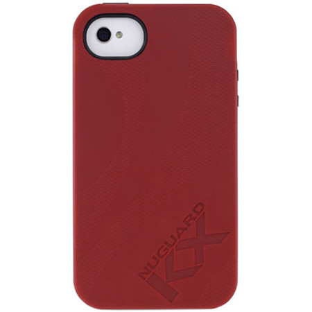 NewerTech NuGuard KX X-treme Protection Case for iPhone 4/4s, Roulette Red