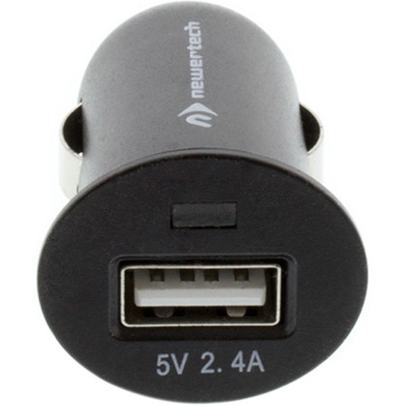 NewerTech Single Port USB Car/Auto Charger, Black