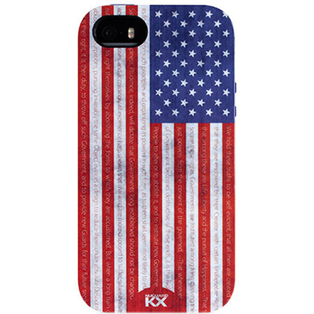 NewerTech NuGuard KX X-treme Protection Case for iPhone 5/5s/SE, Stars & Stripes