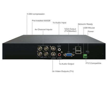 Night Owl 4 Channel LTE Full D1 DVR