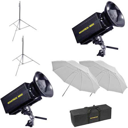 Novatron ML500-2 Monolight Kit, Studio / Location Photo and Digital Strobe Lighting Outfit