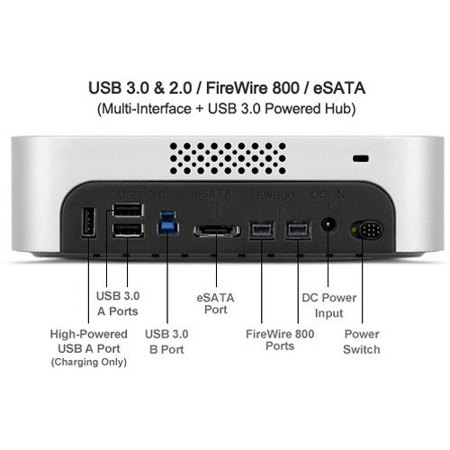NewerTech miniStack MAX 4TB Storage Solution with Blu-Ray Burner