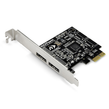 NewerTech MAXPower 2-Port eSATA 6G Pro PCIe 2.0 Controller Card