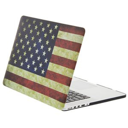 NewerTech NuGuard Snap-On Cover for 11" MacBook Air Laptop, American Flag