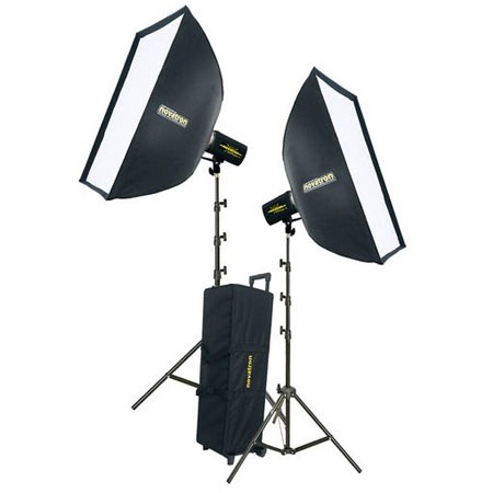Novatron M150 2-Light Kit with Wheeled Case and 2 Boxes