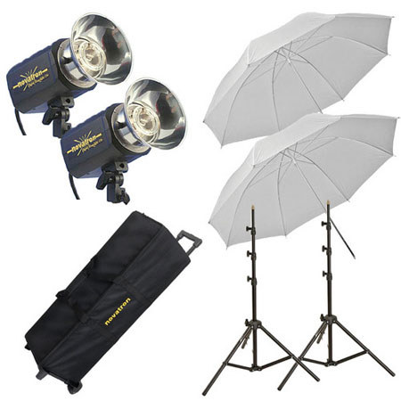 Novatron M150 2 Light Kit with Case, Umbrella and Box