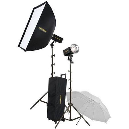 Novatron M300 2 Light Kit with Case, Umbrella and Box