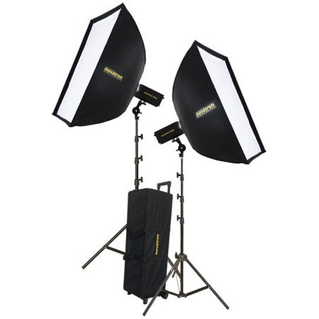 Novatron M300 and M500 2-Light Kit with Case/2 Boxes