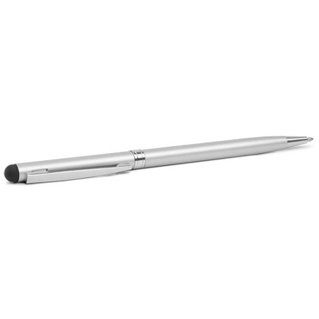 NewerTech NuScribe 2-in-1 Stylus and Pen for Touch Screen Devices, Sliver
