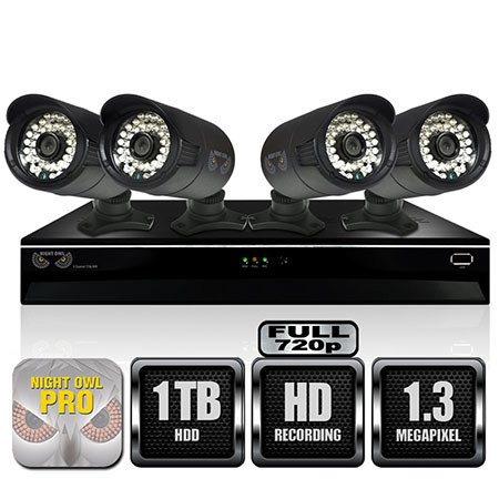 Night Owl 4 Channel HD PoE Network Video Recorder System