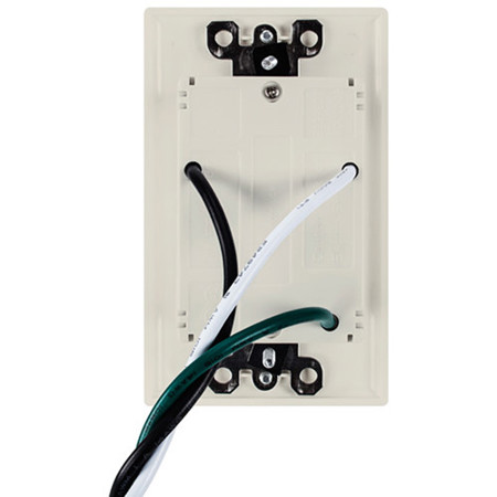 NewerTech Power2U Universal Fit AC 15A Wall Outlet, Light Almond