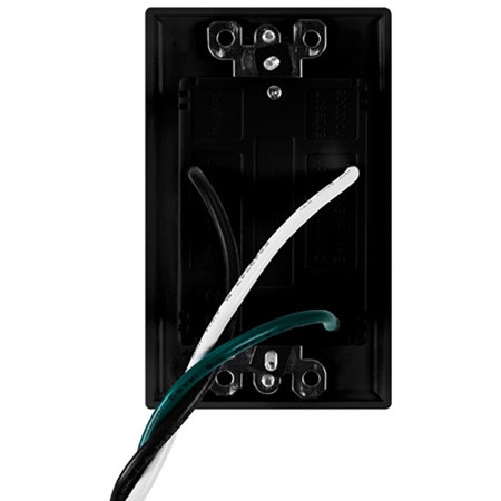 NewerTech Power2U Universal Fit AC 15A Wall Outlet, Black
