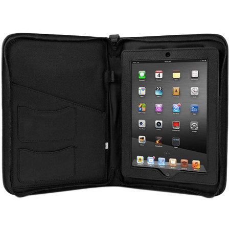 NewerTech iFolio Premium Leather Case-Holder for iPad, Black