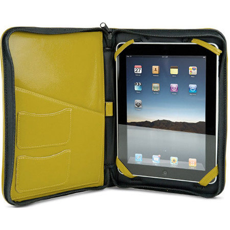 NewerTech Original iFolio Premium Leather Case-Holder for iPad, Lite Green