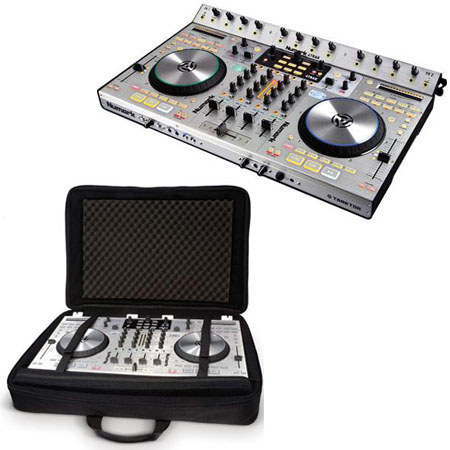 Numark 4Trak 4 Deck DJ Controller/Mixer f/Traktor DJ,Bundle w/Numark Lg BackPack