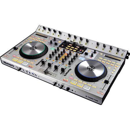 Numark 4Trak 4 Deck DJ Controller/Mixer f/Traktor DJ,Bundle w/Numark Lg BackPack