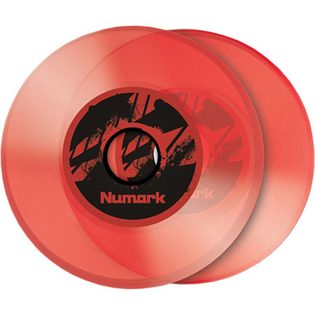 Numark 7in Replacement Color Vinyl, Fire Red