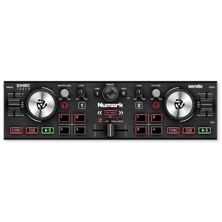 Numark DJ2GO2 Touch Pocket DJ Controller with Touch Capacitive Jog Wheels