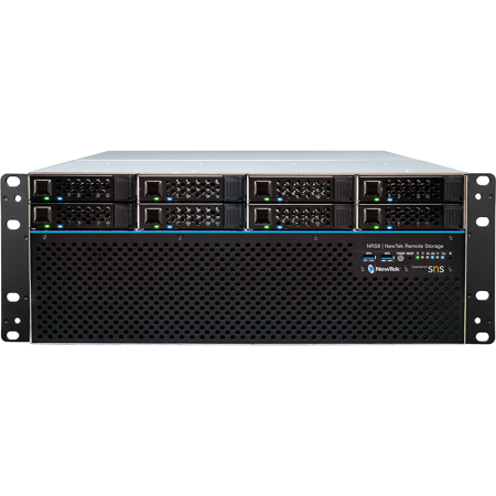NewTek NRS8 Remote Storage 8-Bay/48TB w/2x 1 GbE Ports and 2x 10 GbE SFP+ Ports