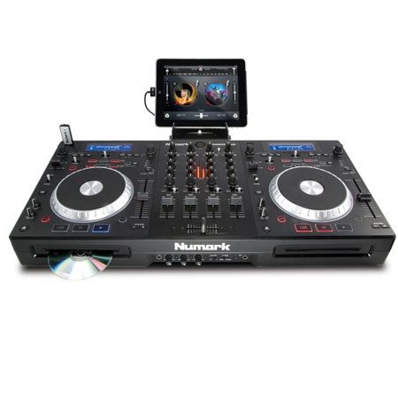 Numark MixDeck Quad Complete System with CD, MP3, USB, Serato DJ Intro software
