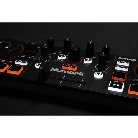 Numark MixTrack Go 2-Deck DJ Controller with Stems Control MIXTRACKGO