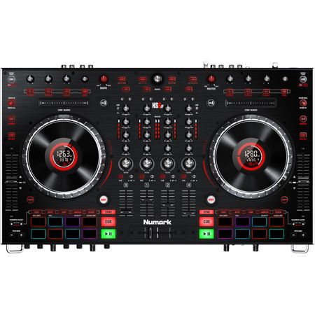Numark NS6II 4-Channel Premium DJ Controller with Jog Wheel Displays
