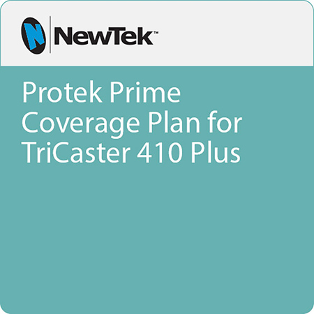 NewTek ProTek Prime 1 Year Coverage Plan for TriCaster 410 Plus, Download