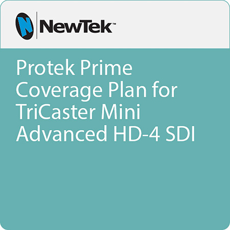 NewTek ProTek Prime 1 Year Coverage Plan for Mini Advanced HD-4 SDI, Download