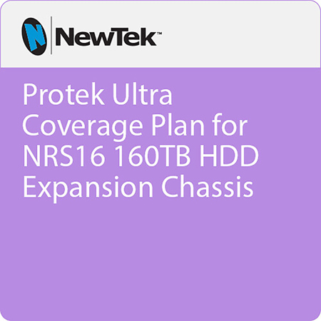 NewTek ProTek Ultra 1 Year Coverage Plan for NRS16 160TB HDD Expansion Chassis